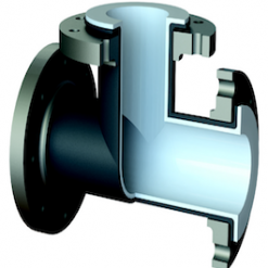 Tê đều lót PTFE