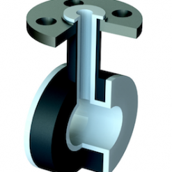 Tê lắp thiết bị đo lót PTFE