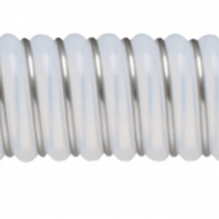 Ống PTFE gân xoắn có lõi dây chân không bọc lưới inox