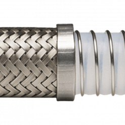 Ống PTFE trơn bọc xoắn inox chịu lực cao
