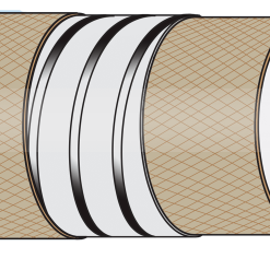 Ống PTFE trơn bọc xoắn inox và silicone