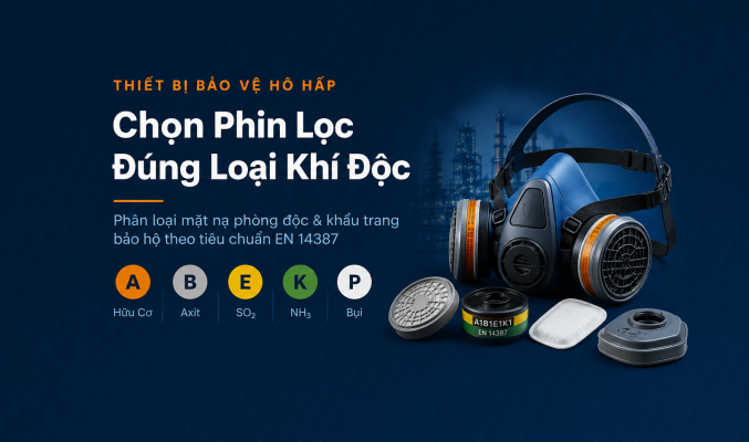 Khẩu Trang Và Mặt Nạ Phòng Độc: Chọn Phin Lọc Đúng Theo Từng Loại Khí Độc