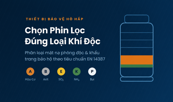 Khẩu Trang Và Mặt Nạ Phòng Độc: Chọn Phin Lọc Đúng Theo Từng Loại Khí Độc