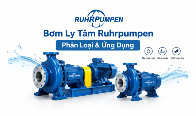 Bơm Ly Tâm Ruhrpumpen: Phân Loại & Ứng Dụng